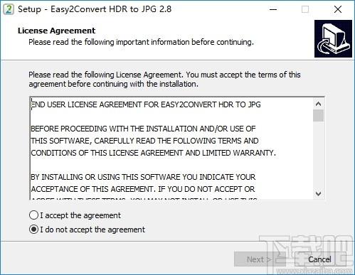 Easy2Convert HDR to JPG下载,HDR转JPG工具,图片转换,格式转换