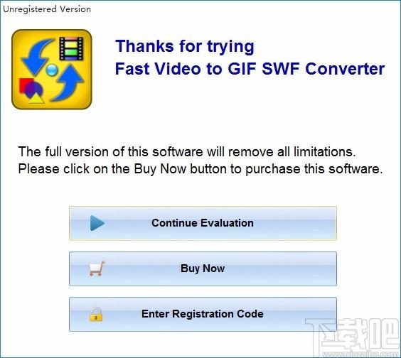 Fast Video to GIF SWF Converter下载,视频转gif/swf软件