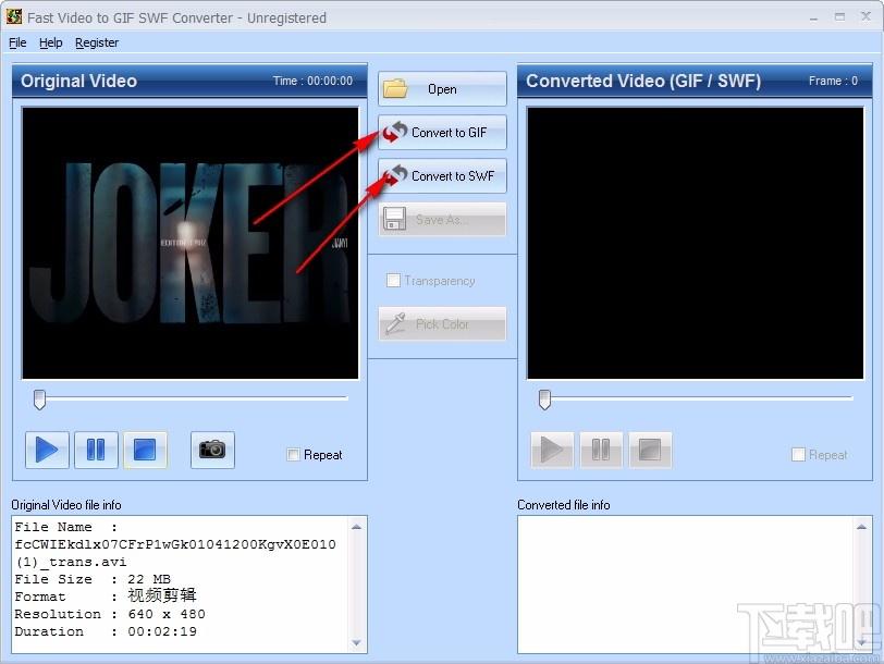 Fast Video to GIF SWF Converter下载,视频转gif/swf软件